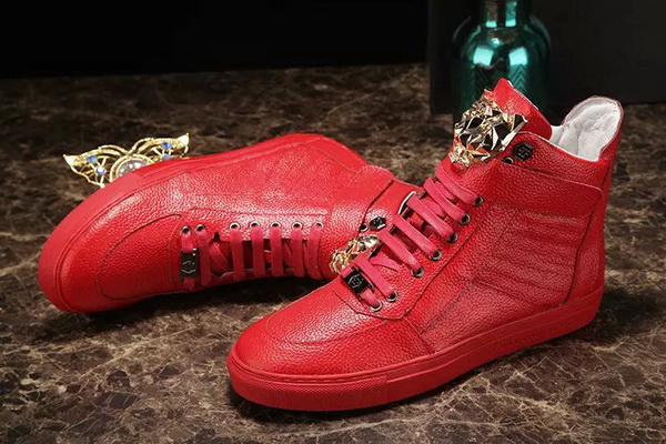 PhiliPP Plein High-Top Fashion Men Shoes--051